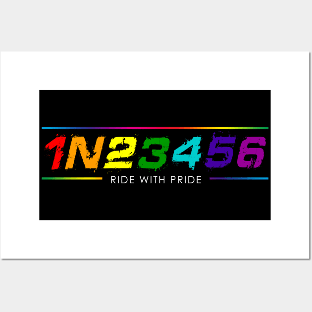 Ride with Pride Wall Art by biggeek